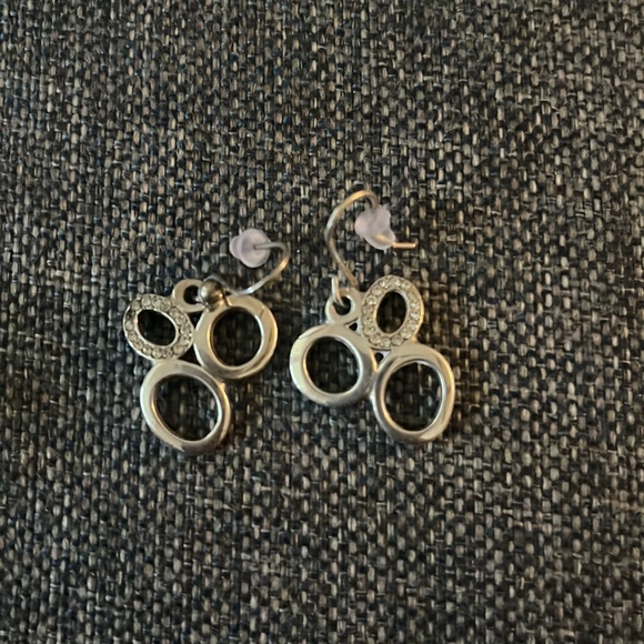 Brightonretired silverplateCalliope swavorski crystals size 7 ring matching set - Picture 3 of 5